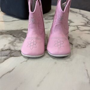 Pink Kids Cowboy Boots